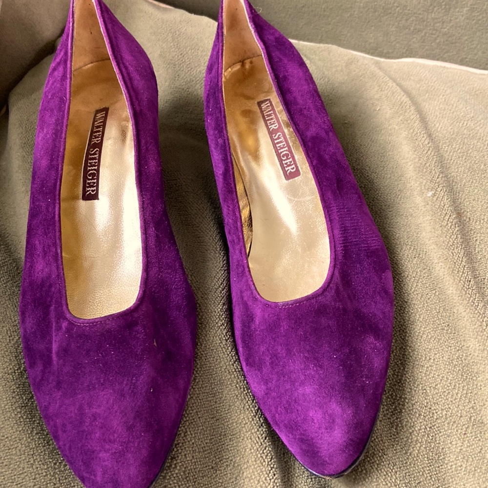 SOLD  WALTER STEIGER suede